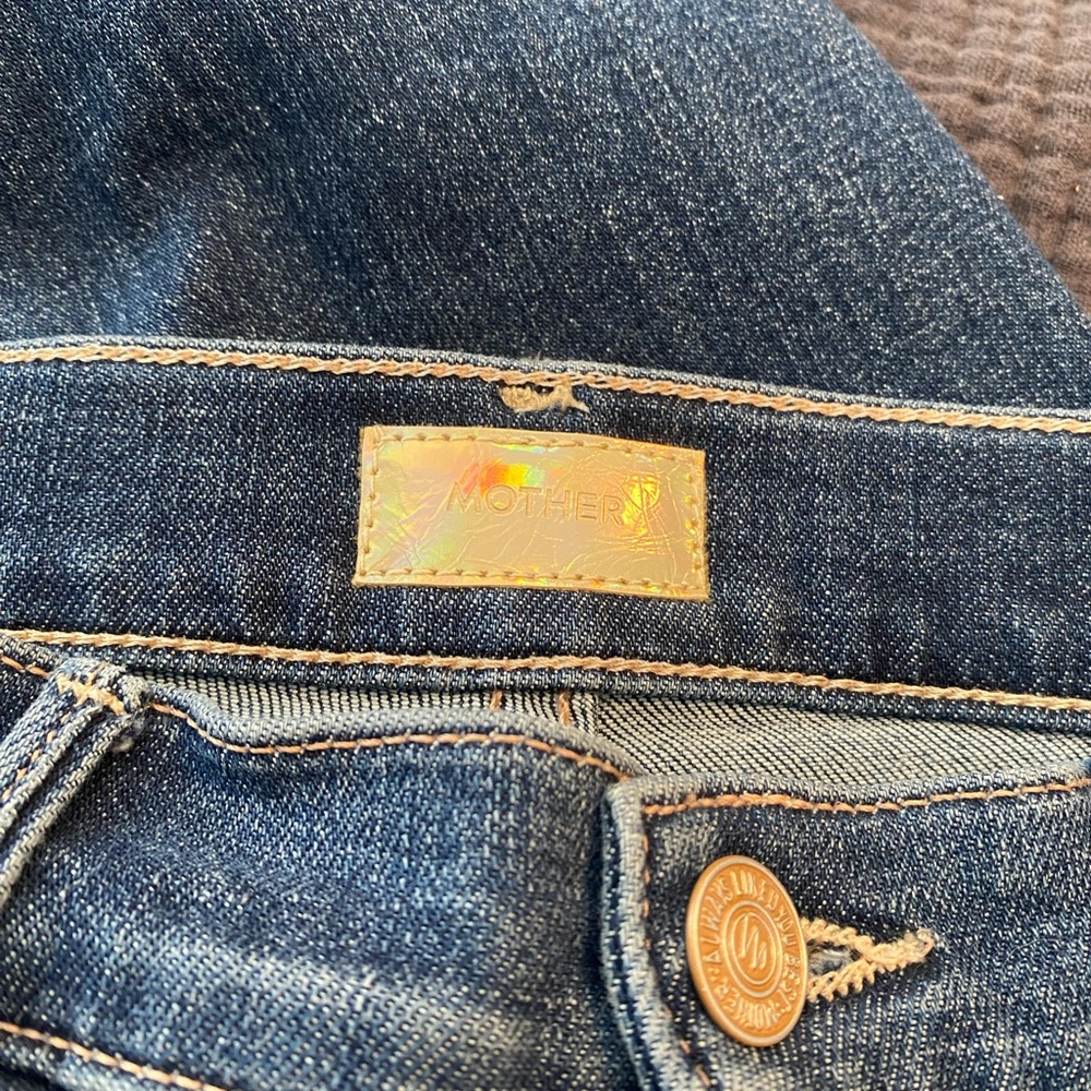 MOTHER Indigo Denim Pants